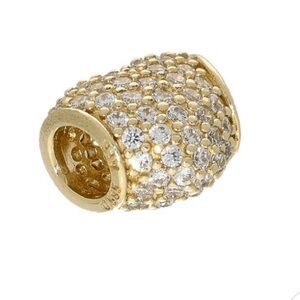 Elegant Gold and Silver Crystal Ring